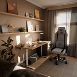 Arozzi Arena Nordico Sit/Stand Desk - Light Birch gaming desk Zwart