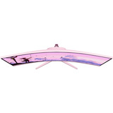 Arozzi Nova Curved 34" UltraWide gaming monitor Roze, 165 Hz, 2x DisplayPort, 2x HDMI, Audio, Adaptive Sync
