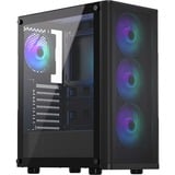 ENDORFY Ventum 200 ARGB midi tower behuizing Zwart | 2x USB-A | RGB | Window