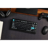 Keychron Q1 Ultra-M1 8K Wireless Custom Mechanical Keyboard Zwart, US lay-out (QWERTY), Keychron Silk POM Red, 75%, 75%, RGB, Hot swap, 8K, 2.4 GHz / Bluetooth 5.2 / USB-C