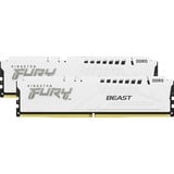 Kingston FURY 32 GB DDR5-6000 Kit werkgeheugen Wit, KF560C40BWK2-32, Beast, XMP