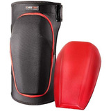 Kneetek PROTEK WaveTek kniebescherming Zwart/rood