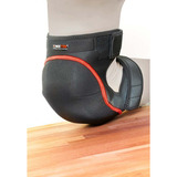Kneetek PROTEK WaveTek kniebescherming Zwart/rood