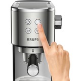 Krups Virtuoso XP442C espressomachine Roestvrij staal/zwart