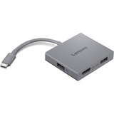 Lenovo USB-C 4 in 1 hub Gen2 usb-hub Grijs