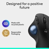 Logitech ERGO M575S Wireless Trackball Mouse Grafiet, 400 - 2000 Dpi, Bluetooth Low Energy / 2,4 GHz USB