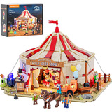 Lumibricks The Old West - Traveling Circus Constructiespeelgoed L9079