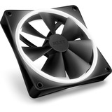 NZXT F140 RGB DUO case fan Zwart, Zonder controller