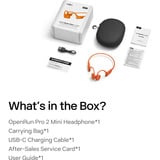 Shokz OpenRun Pro 2 Mini bone conduction headset Oranje