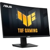  TUF Gaming VG24VQE 24" Curved monitor Zwart, 2x HDMI, DisplayPort, 165 Hz