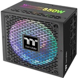 Thermaltake Toughpower GF2 ARGB modulaire 850 watt voeding  Zwart, 6x PCIe, RGB led