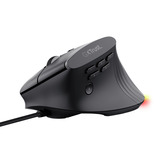 Trust GXT 145 Rexxa verlichte ergonomisch gaming muis Zwart, 200-12800 Dpi