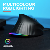 Trust GXT 145 Rexxa verlichte ergonomisch gaming muis Zwart, 200-12800 Dpi
