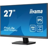 iiyama ProLite XU2793QSU-B7 27" monitor Zwart, 100 Hz, HDMI, DisplayPort, USB, Audio, Adaptive Sync