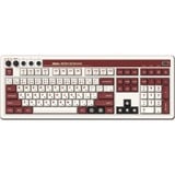 8BitDo Retro Mechanical Keyboard Fami Edition Beige, US lay-out (QWERTY), Kailh Box White, 100%, Bluetooth Low Energy, Wireless 2.4G, USB