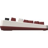 8BitDo Retro Mechanical Keyboard Fami Edition Beige, US lay-out (QWERTY), Kailh Box White, 100%, Bluetooth Low Energy, Wireless 2.4G, USB