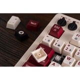 8BitDo Retro Mechanical Keyboard Fami Edition Beige, US lay-out (QWERTY), Kailh Box White, 100%, Bluetooth Low Energy, Wireless 2.4G, USB