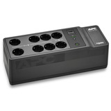 APC Back-UPS BE500G2-GR - Noodstroomvoeding ups Zwart, 8x Schuko, 500VA, 1 USB oplader, 1 USB datapoort