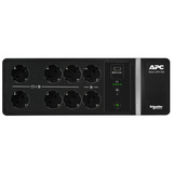 APC Back-UPS BE500G2-GR - Noodstroomvoeding ups Zwart, 8x Schuko, 500VA, 1 USB oplader, 1 USB datapoort