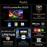 ASUS ProArt P16 H7606WX-SE003X 16"  Copilot+ laptop Zwart | Ryzen  AI 9 HX PRO 370 | RTX 5090 | 64 GB | 2 TB SSD