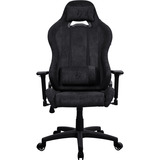 Arozzi Torretta Soft Fabric - Pure Black gamestoel Zwart