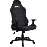 Arozzi Torretta Soft Fabric - Pure Black gamestoel Zwart