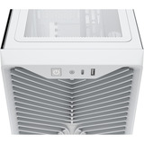 Corsair 3200D RS White midi tower behuizing Wit | 1x USB-A | 1x USB-C | Tempered Glass