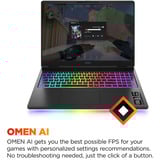HP OMEN MAX 16-ah0370nd 16"  gaming laptop Zwart | Core Ultra 9 275HX | RTX 5080 | 32 GB | 1 TB SSD