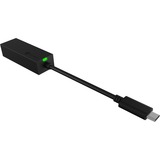 ICY BOX USB-C 3.2 Gen 1 naar RJ-45 Gigabit LAN adapter Zwart