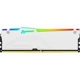 Kingston FURY 16 GB DDR5-6000 werkgeheugen Wit, KF560C36BWEA-16, Beast RGB, EXPO