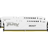 Kingston FURY 64 GB DDR5-6000 (2x 32 GB) Dual-Kit werkgeheugen Wit, KF560C30BWEK2-64, Beast, EXPO, XMP 3.0