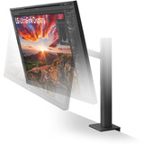 LG Ergo IPS Monitor met USB Type-C 31.5" 4K UHD  Zwart, 2x HDMI, 1x DisplayPort
