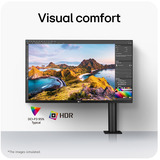LG Ergo IPS Monitor met USB Type-C 31.5" 4K UHD  Zwart, 2x HDMI, 1x DisplayPort