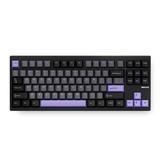 MCHOSE GX87 Ultra: Black Anodic Oxidation Vintage White Aluminum Custom Mechanical, toetsenbord Zwart/paars, KTT Vintage White, 80% TKL, RGB, Hot swap, Double-Shot PBT, draadloos / Bluetooth / USB-C