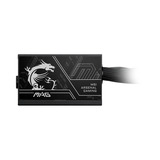 MSI MAG A650BN PCIE5 II 650 watt voeding  Zwart, 1x 12V-2x6, 2x PCIe, 1x 12V-2x6, 3x PCIe