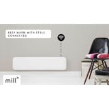 Mill Steel WiFi paneelverwarming PA1500WIFI3A met voet convector Wit, Wifi + App Control