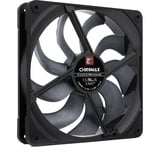 Noctua NF-A14x25 G2 PWM chromax.black case fan Zwart, 140 x 140 x 25 mm