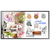 Samsung LH65WMFWBGCXEN Flip Pro Interactive Display WMF-X 4K Wit/grijs, HDMI, LAN, WiFi, BT, USB, Tizen 9.0, Touch