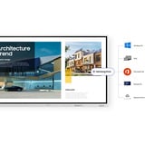 Samsung LH65WMFWBGCXEN Flip Pro Interactive Display WMF-X 4K Wit/grijs, HDMI, LAN, WiFi, BT, USB, Tizen 9.0, Touch