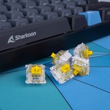 Sharkoon Gateron PRO 2.0 YELLOW Switch-Set keyboard switches Geel/transparant, 35 stuks