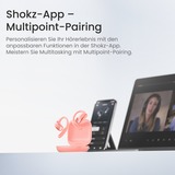 Shokz OpenFit Air open-ear hoofdtelefoon Pink