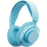 SteelSeries Arctis Nova 3P Wireless over-ear gaming headset Lichtblauw, 2.4 GHz / Bluetooth 5.3, Pc, PlayStation 5, PlayStation 4, Switch