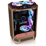 Thermaltake The Tower 300 - Gravel Sand mini tower behuizing Bruin | 3x USB-A | Tempered Glass