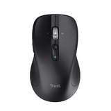 Trust Ferro Draadloze Muis Hyperscrollwiel Zwart, 1000-3200 Dpi, 2.4G Hz, 2x Bluetooth, Stille Knoppen