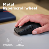 Trust Ferro Draadloze Muis Hyperscrollwiel Zwart, 1000-3200 Dpi, 2.4G Hz, 2x Bluetooth, Stille Knoppen