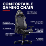 Trust GXT 721 Ruya Pro Premium Comfortabele Gaming Stoel Zwart/geel