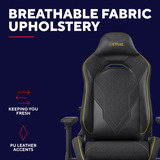 Trust GXT 721 Ruya Pro Premium comfortabele gamingstoel Zwart/geel