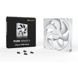 be quiet! Pure Wings 3 140 mm PWM White case fan Wit, 4-pin PWM fan-connector