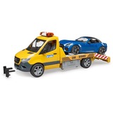 bruder Mercedes Benz Sprinter Auto transport en roadster Modelvoertuig 02675