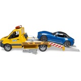 bruder Mercedes Benz Sprinter Auto transport en roadster Modelvoertuig 02675